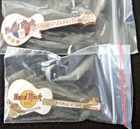 Hard Rock Cafe Guitar Pins   Lot Of 25   Us Cities And International Cities