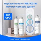 Waterdrop G3 Replacement Filter  Replacement For Wd-g3-w 400gpd Reverse Osmosis