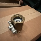 Heavy Duty Brass Shut Off Valve 3 4    Garden Hose Connector Nfes-0835 Wildfire