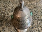 Vintage Judaica Besamim Spice Box Silver Plated W  Inset Stones Made In Israel