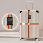 Travel Luggage Strap Adjustable Suitcase Packing Belt With Tsa Combination Lock