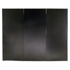 47  X 34  Black Fireplace Draft Guard Cover