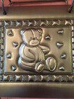 Teddy Bear Hearts Pewter Gray Picture 4 X 6 Photo 9 X 9 Baby Frame Malden  New