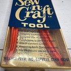 Vintage Prims Sew N Craft Tool Eyelet Setter Button Snapper Kit Complete