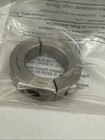 Dayton 1-1 4  Bore Double Split Steel Clamping Shaft Collar Stainless Steel 2pcs
