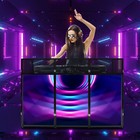 Dj Booth Table Adjustable Free Standing Dj Booth Stand Foldable 20kg 44lbs