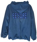 Vintage Disney Store Eeyore Hood Full Zip Jacket Size Xl Winnie The Pooh Blue