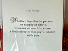 Set Of 20 Holiday Christmas Money gift Card Greeting Cards - Hallmark - Glitter 