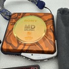 Sony Mz-e45 Md Walkman Portable Player Orange Gold Camouflage Great Cond Freeshp