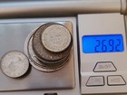 17 Silver Foreign Coins-lot  2 692 Oz  