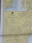 1976 Nautical Chart New Haven Harbor  Ct   Port  Landmarks  39 5  X 29 5 