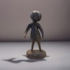 Vintage Signed William Lattimer Mid Century Modern Metal Sculpture Girl Heavy