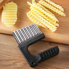 Stainless Steel Crinkle Cutter - Wavy Potato  Vegetable   French Fry Slicer