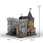 Enclosed Fortress   Medieval Castle 5812 Pieces Building Toys Kit Moc Build Gift