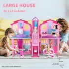 My Dreamy Doll House  36   Large Dollhouse Playhouse With Large Rooms   Big