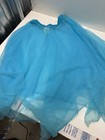 Showstopper Costumes Turquoise Blue Sheer Layered Skirt Dance Costume Sa