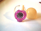 Vtg Gumball Charm Cracker Jack 60 s Hk Rare Chenel  6 Perfume  Vending Prize Toy