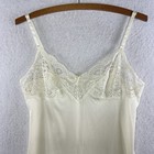 Vtg Vassarette Babydoll Lace Trim Slip Dress Sz S Ivory Bridal Coquette Feminine