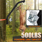 Tree Mounted Deer Hoist  500lbs Hunting Game Hoist With Winch And Ratchet Strap 