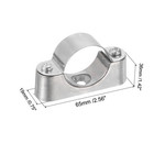 10pcs Pipe Support Pipe Bracket Clamp Wall Mount Ceiling Mount For 32mm Pipe