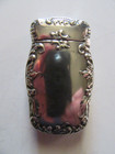 Antique Silver Plate American Art Nouveau Match Safe Vesta Case Ornate Matchbox