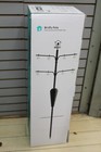 Birdfy Pole - Bird Feeder Pole Rust Free 8 Hanging Hooks Na-1004b Black New