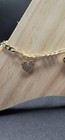 14k Gold Filled Heart Anklet  10 Inches Long 