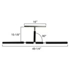 Aluminum Sup surfboard Ceiling Rack For Home And Garage Overhead Storage