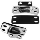 2 Pcs Stainless Steel Peterbilt Lower Cab Exhaust Stack Bracket 359 379 14