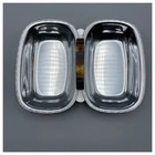 Art Deco Farberware Chrome Snack Or Tidbit Tray Bakelite Handle Vintage