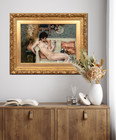 19th Century English Portrait Nude Lady   Skeleton Figurine By Oliver Ayrton