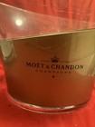 Moet   Chandon Large Gold And Clear Acrylic Ice Bucket