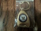 U s Military Navy Key Chain Heavy Duty Metal Gold Toned Key Ring Navy Insignia