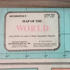 Geographia Map Of The World 1980 Large 37   X 52 In 24 Insets Jersey City Nj
