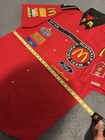 Vintage Mcdonald   s Simpson Pit Crew Racing Button Up Shirt Size Large Nascar