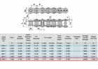  100h Heavy Duty Roller Chain 10 Feet With 2 Connecting Links
