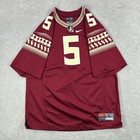 Nike Fsu Seminoles Jersey Womens Large Garnet  5 Jameis Winston Ncaa Football