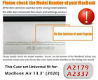 Fr New Macbook Air 13  A2337 A2179 Clear Hard Shell Case Keyboard   Screen Cover