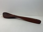 Thick Vtg antique Wooden Spoon 13    - Primitive Farmhouse Ladle Scoop Rest