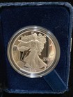 2002-w   1 Oz Proof Silver American Eagle Coin With Ogp   Coa  647 342 Minted 