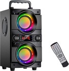 Heavy Bass 80w Bluetooth Speaker For Outdoor Events - Wireless   Colorful Lights