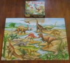 Melissa   Doug Dinosaurs 48 Pieces Floor Puzzle In Euc  100  Complete 