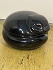 Vintage Nancy Lopez 1977 Black Sleeping Cat Porcelain Trinket Box