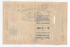 General William Mahone - Virginia And Tennessee Railroad Bond