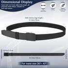 Travel Money Belt Security Hidden Pouch Nylon Waist Belt Anti-theft W  Buckle Me