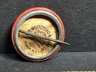 Vintage Starrett Tools Pinback Button Celluloid Advertising Pin Whitehead Hoag