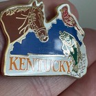 Kentucky Horse  Fish   Cardinal State Lapel Pin     Usa