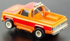 Vintage Tomy Afx 1971 Gmc Pickup Truck Orange   Red Ho Scale Slot Car