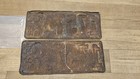 1918 North Carolina License Plate Pair  Nc 1918 Tag Pair
