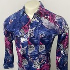 Vintage Kudos Shirt Mens 80s 90s Fresh Prince Rayon Cotton New Wave Nos Medium